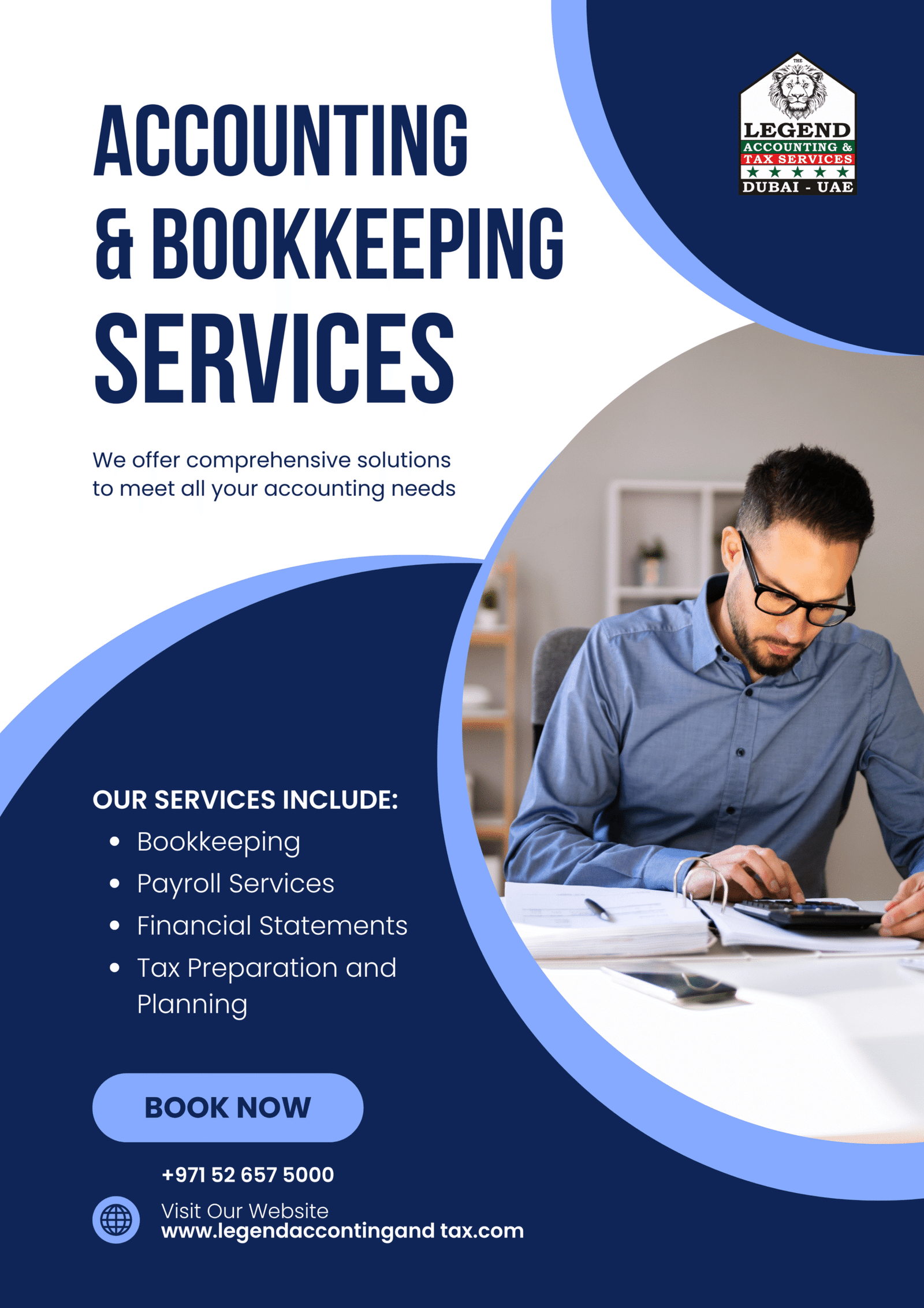 Accounting, Bookkeeping  and Tax Services in Dubai