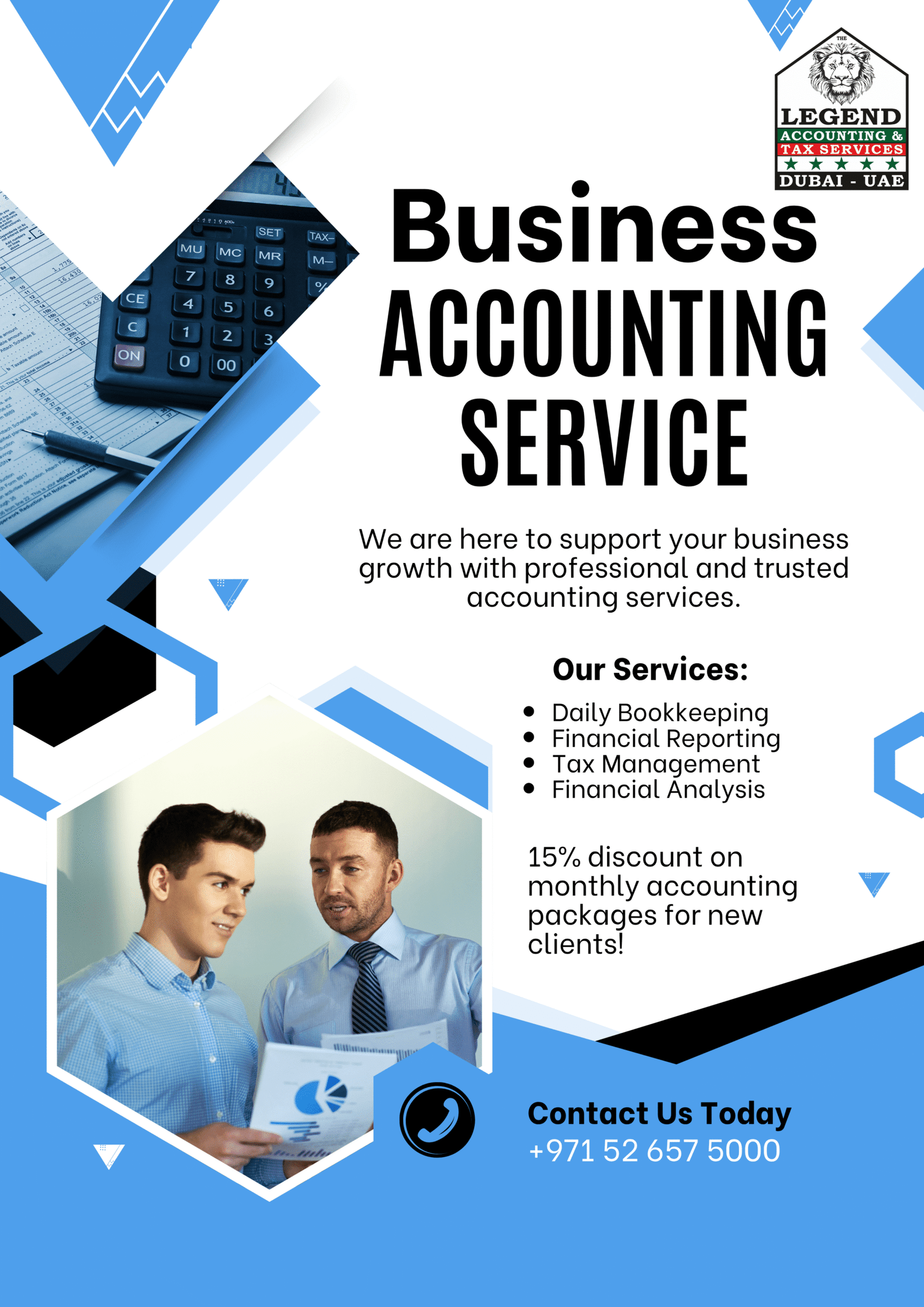 Accounting, Bookkeeping and Tax Services in Dubai