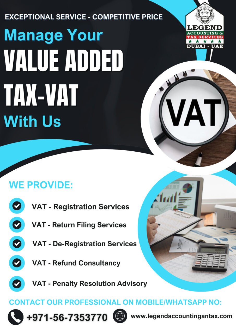 Value Added Tax (VAT) Services Dubai